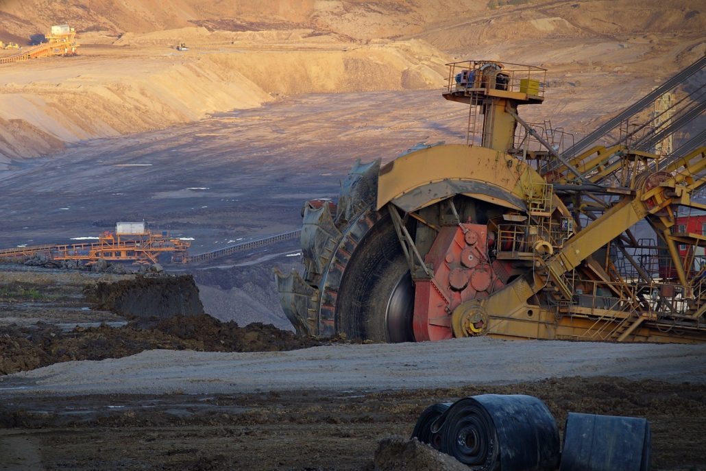 excavator, wheel, extraction